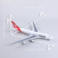 1/160 Boeing 747 17 inchs Large Model Diecast Airplane Model Kits with Stand Airlines Model Plane Display Collectible for Aviation Enthusiast Gift