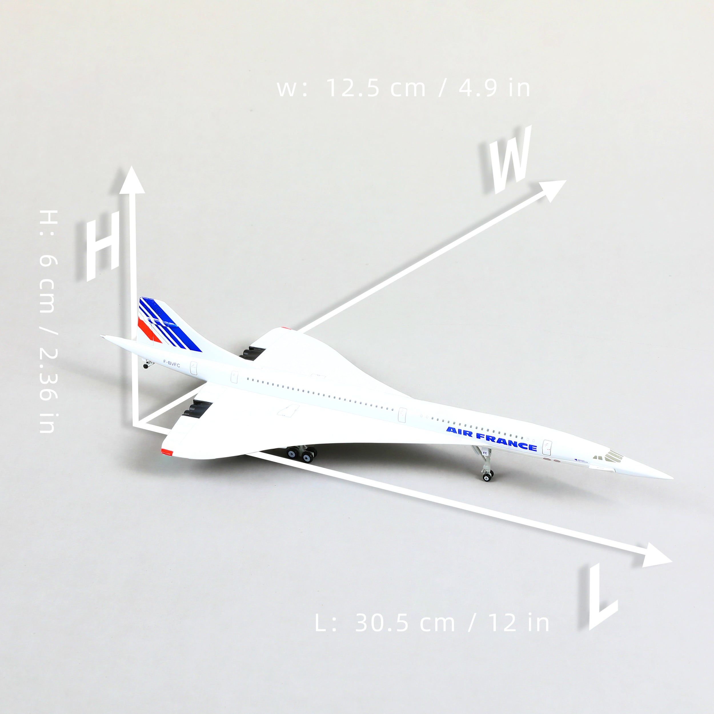 1/200 AIR FRANCE コンコルド Air France Concorde F-BVFD JC2AFR0005 1:200