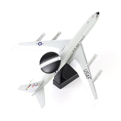 1:200 Diecast Metal E-3 Sentry AWACS Model - US Military Surveillance Jet with Stand