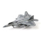 NUOTIE F22 Raptor 1/72 Diecast Metal Aircraft Model Kit USAF Fighter Jet Alloy Airplane Model with Stand for Adult Military Enthusiasts Collections or Creative Gifts (AK 90FS)