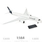 QIYUMOKE 1/144 Compatible for Lufthansa Airplane Model Kitsfor Airbus A350 Dreamliner Airlines Resin Plane Model with Display Stand for Adult Aviation Gift or Display Decorations