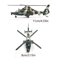 1/100 Scale SA365N/N1 Dolphin Diecast Metal Model - Z9 Armed Helicopter Gunship