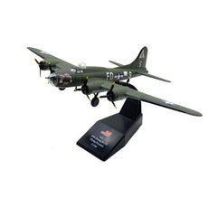 1/144 Scale B-17F Flying Fortress Diecast Metal Model - WWII Heavy Bomber Aircraft