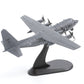 AC130 1/200 Scale Air Gunship Model Diecast Metal Model Kit Military Combat Airplane Model Attack Aircraft Model Alloy Model with Stand for Adult Military Display Collections or Gift