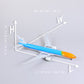 1/150 Boeing 777-300ER KLM (Orange Pride) 18.5 inchs Large Model Diecast Airplane Model Kits with Stand Airlines Model Display Collectible for Aviation Enthusiast Gift