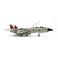 F-14A Tomcat 1/72 Metal Airplane Model Kits with Stand VFA-31 Tomcatters DieCast Alloy Fighter Model Jet Replica Pre-Build Military Aircraft Collection for Display or Gift