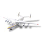 NUOTIE 1/400  Antonov AN-225 Mriya Diecast Aircraft Model Kit Military Transport Airplane Model with Stand for Collections or Gift (Ukrainian Painting)