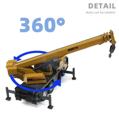 1/50 Die-cast Construction Autocrane Extendable Heavy Crane Truck Scale Model