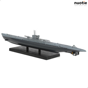 NUOTIE 1/350 U-181-1942 WWII German Kriegsmarine Submarine Battleship Model Type IXD2 U-Boat Model Warld War II Alloy Metal Die-cast Military Model with Display Stand Collection Gift for Adult