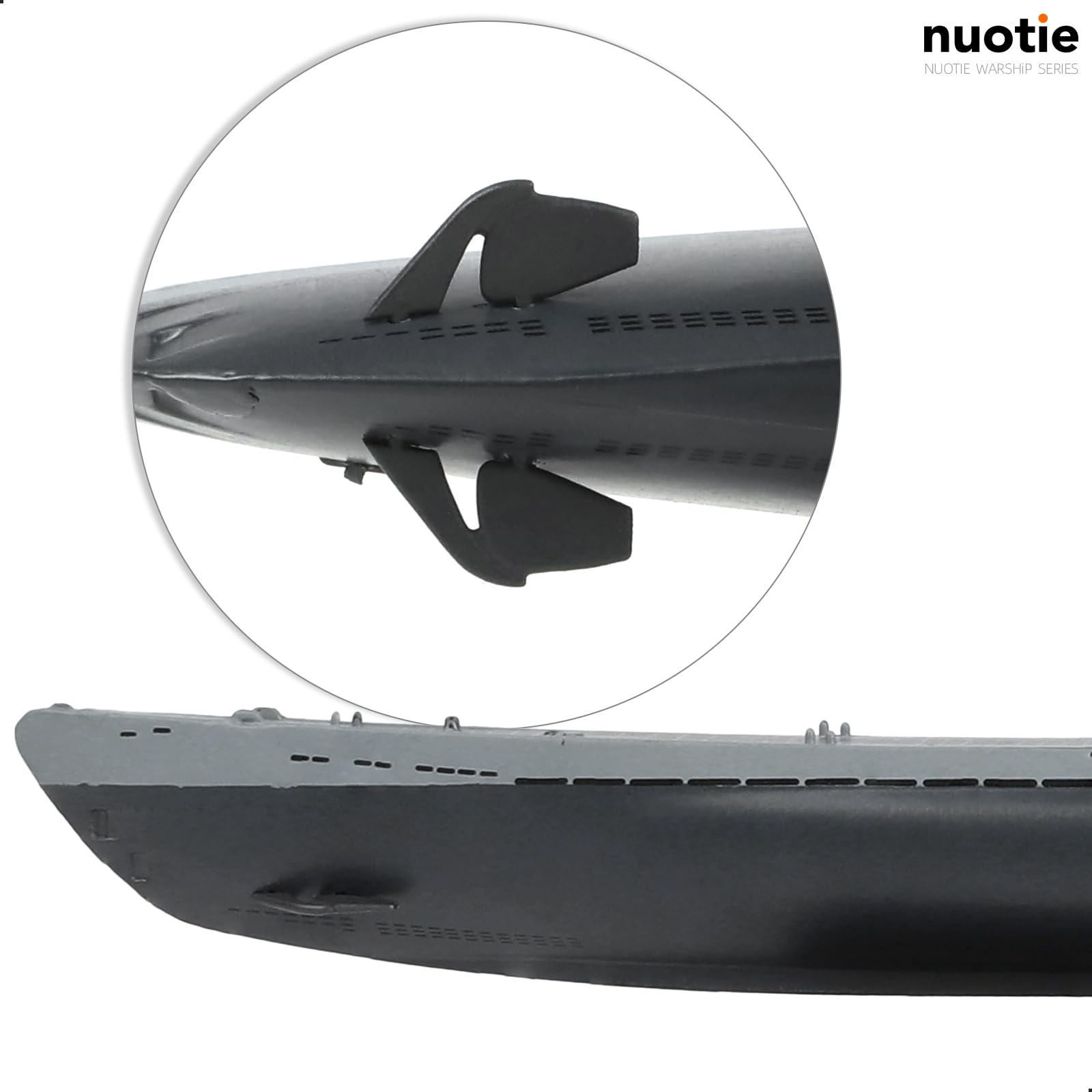 1/350 Die-cast WWII German Kriegsmarine U-181 Type IXD2 Submarine Scale Model, NUOTIE