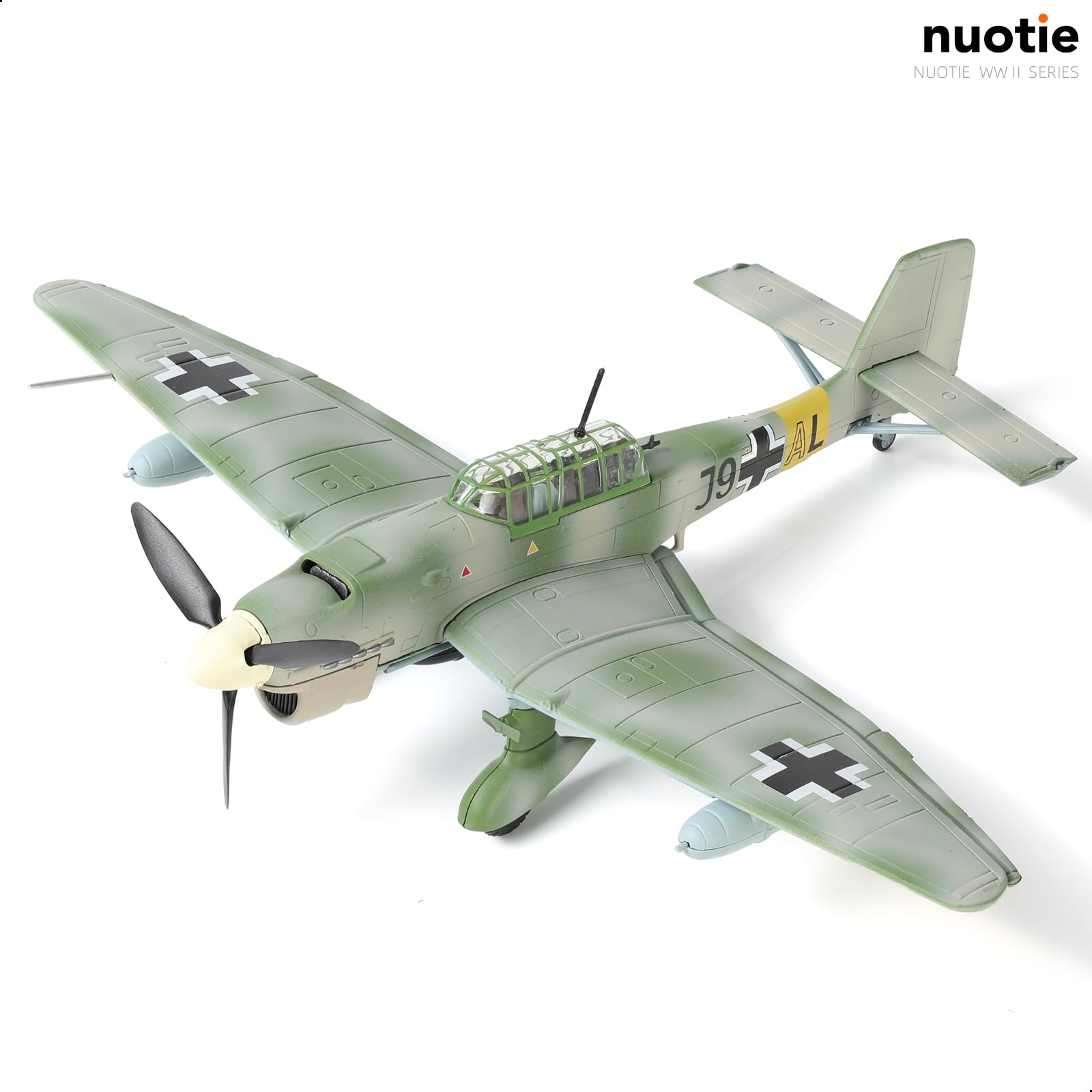 1/72 Junkers Ju-87 Stuka Bomber Aircraft WW II Metal Die-cast Classic Military Fighter Model by NUOTIE