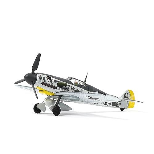 1/72 Scale Messerschmitt Bf-109 Diecast Metal Model - WWII German Fighter Jet with Stand