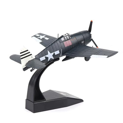 NUOTIE F6F Hellcat 1:72 Scale Model Aircraft Kit, WWII Fighter Model Metal Die-cast Model Aircraft Suitable As Collections Or Airplane Model Gift for Adult