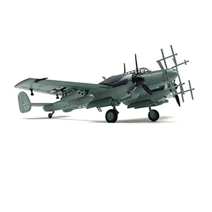 NUOTIE BF-110 G4 Jagdbomber 1:100 Fighter Model Night Fighter Alloy Airplane Model Military Display Collectibles and Gift Ideas for Aircraft Model Lovers.