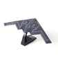 NUOTIE 1/200 Northrop B-2 Spirit diecast model aircraft on stand, top view