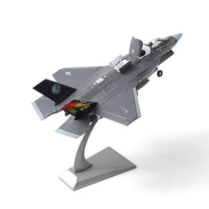 F-35B Lightning II Fighter Model Kit 1:72 Scale Die-cast Aircraft Model with Bracket, Gift for Military Pilots (F-35B Marine Corps)