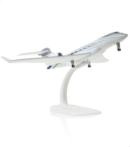 1/150 Gulfstream Diecast Business Jet Model Airplane with Display Stand