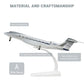 1/150 Gulfstream Diecast Business Jet Model Airplane with Display Stand