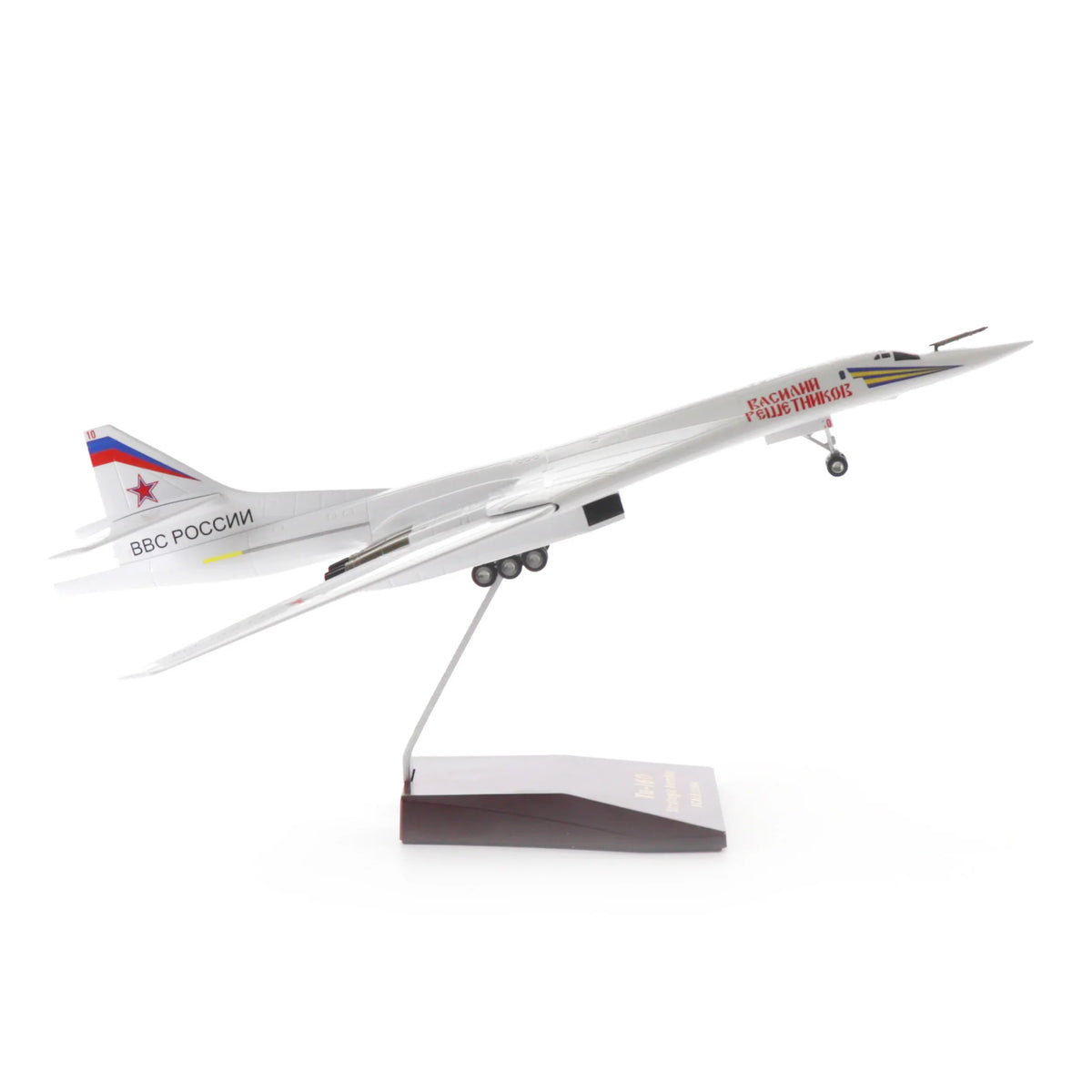 NUOTIE Model Tupolev Tu-160 Blackjack diecast metal model aircraft side profile