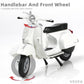 1/18 Scale 2016 Vespa PX Moped Scooter Diecast Model, Red Classic Motorcycle Replica with Display Stand, Adult Collectible & Cake Topper