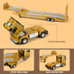 RISOPEN Metal Construction Truck Set for Kids: 3 Diecast Engineering Vehicles with Friction Power