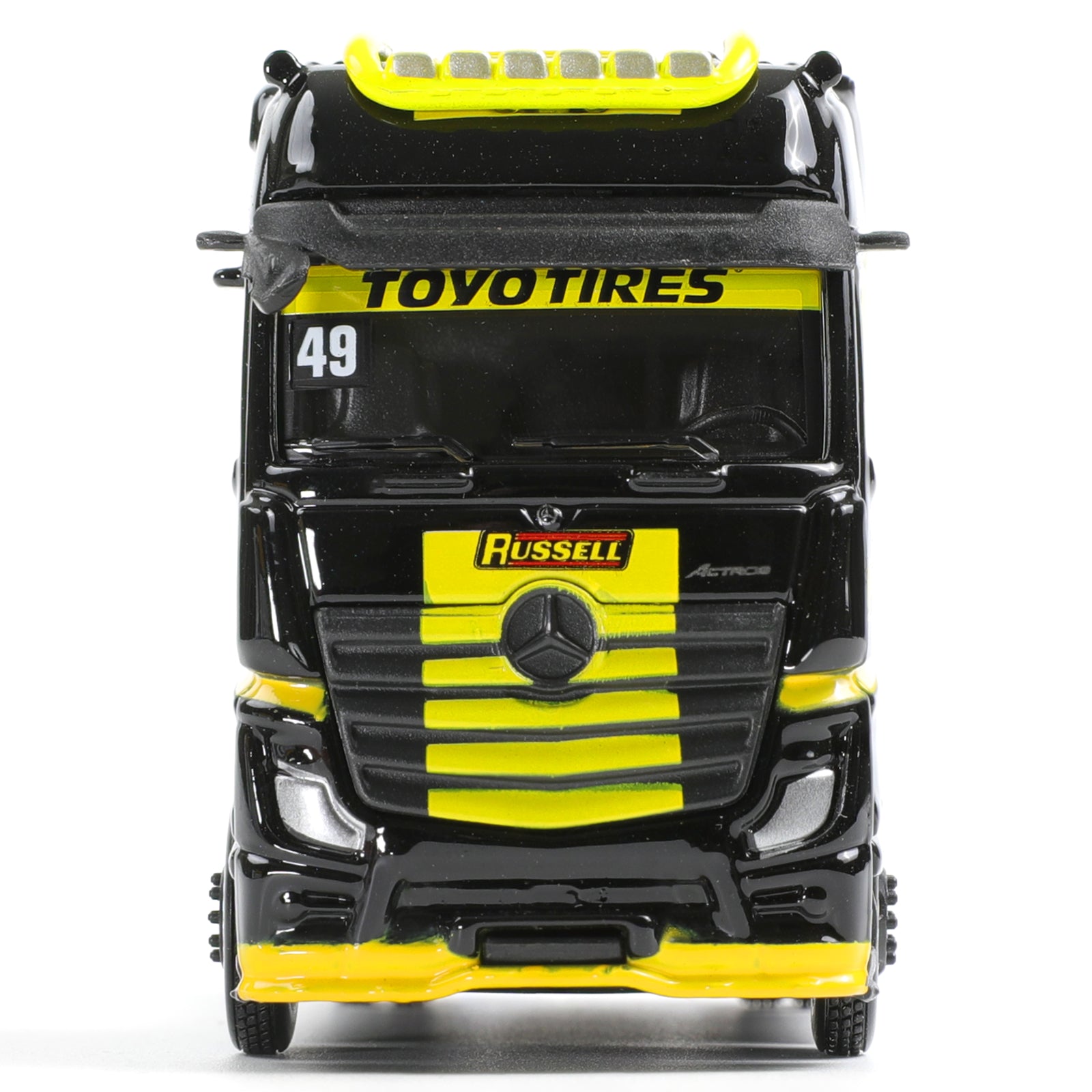 1:64 Die-cast Mercedes-Benz Actros 1851 Container Semi Truck Scale Model, MAISTO