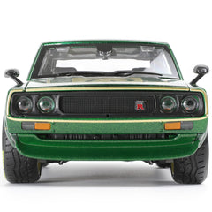 1:24 Die-cast 1973 Nissan Skyline 2000GT-R (KPGC110) Scale Model Building Kit, MAISTO