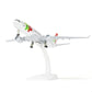 QUYUMOKE 1/300 TAP Air Portugal Airbus A330 Diecast Metal Aircraft Model with Stand for Aviation Enthusiasts as Gifts, Exhibition Decoration