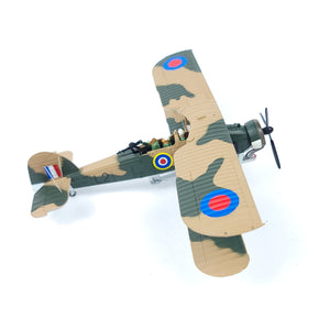 NUOTIE Model Fairey Swordfish aircraft model with detailed cockpit, top view