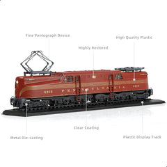 1:87 H0 Scale 1941 Class GG1 4910 Electric Locomotive Die-cast Finished Model with Track