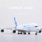 1/160 Airbus A380 Prototype 18 inchs Large Model Diecast Airplane Model Kits with Stand Sky Jumbo Airliner Model Plane Display Collectible Model Kit for Aviation Enthusiast Gift