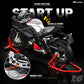 Ducati Panigale V4 SP2 motorcycle model highlighting start button, vehicle horn, and key insertion area.