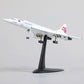 NUOTIE 1:200 Concorde British Airways Airplane Model Diecast Metal Aircraft Model Kit Simulation Display Aircraft Model Two Versions Available for Display Collections or Gift