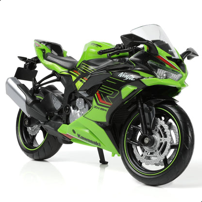 1:12 Motorcycle Model for Kawasaki Ninja ZX-6R Metal Diecast Motorcycle Model Toy Mini Moto Gift