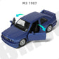 1:36 BMW M3 Diecast Metal Model Car - Pull Back Toy Vehicle, Classic Sports Car Replica for Collectors