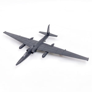 NUOTIE 1/144 Lockheed U-2 Dragon Lady diecast metal model aircraft angled top view