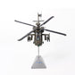 NUOTIE 1/72 Apache AH-64A Armed Helicopter Die-Casting Aircraft Model Armed Helicopter Simulation Airplane Model Alloy Military Finished Product Decoration.