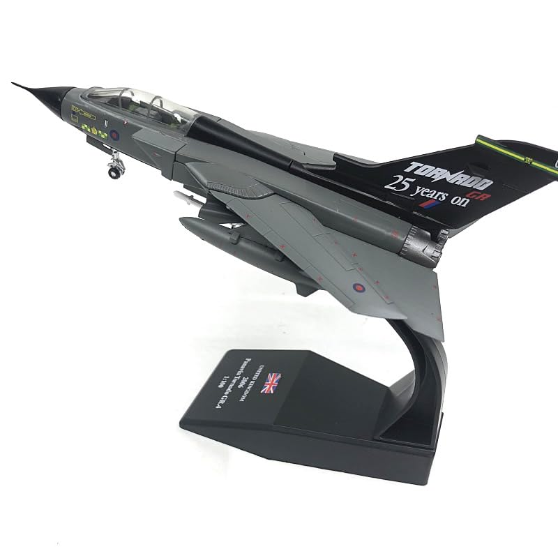 1/100 Scale Panavia Tornado Diecast Metal Model - Multirole Fighter Jet with Stand