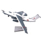 NUOTIE A-50 1/200 Scale Airplane Model Soviet Workhorse AWACS Metal Die-Cast Fighter Model for Collectibles and Gifts