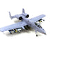 1/100 Scale US A-10 Attack Aircraft Thunderbolt II (Warthog) diecast Metal Airplanes Military Classic Fighter Model