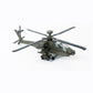 NUOTIE 1/72 Apache AH-64A Armed Helicopter Die-Casting Aircraft Model Armed Helicopter Simulation Airplane Model Alloy Military Finished Product Decoration.