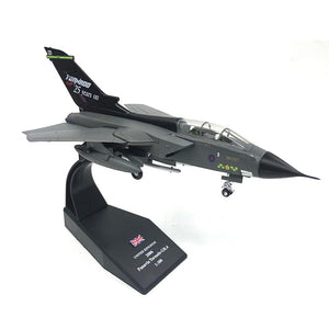 Airplane Model 1:100 Panavia Tornado Fighter Metal Die-Casting Aircraft Model Military Display Model Aircraft Collection