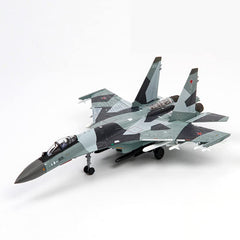 1/72 Sukhoi SU-35 Diecast Metal Model - Russian Air Force Flanker-E Fighter Jet with Stand by NUOTIE