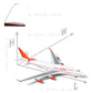 1/160 Air India Scale Model Airplane Boeing 747-400 Plane for Adult Aviation Enthusiasts Aircraft