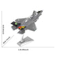 F-35B Lightning II Fighter Model Kit 1:72 Scale Die-cast Aircraft Model with Bracket, Gift for Military Pilots (F-35B Marine Corps)