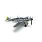 1/72 Scale German WWII Messerschmidt BF-109 Fighter Model Diecast Airplanes Military Display Model Aircraft for Collection Classic Model