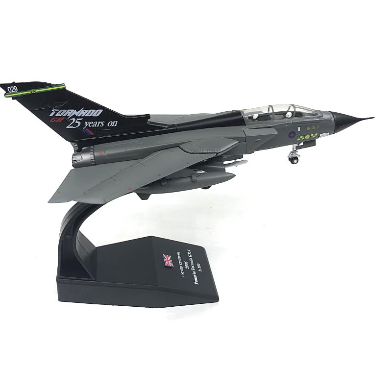 1/100 Scale Panavia Tornado Diecast Metal Model - Multirole Fighter Jet with Stand