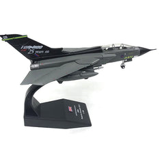 1/100 Scale Panavia Tornado Diecast Metal Model - Multirole Fighter Jet with Stand