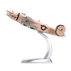 NUOTIE B-24 Liberator diecast model in 'Wongo Wongo' livery, displayed on a stand, angled view