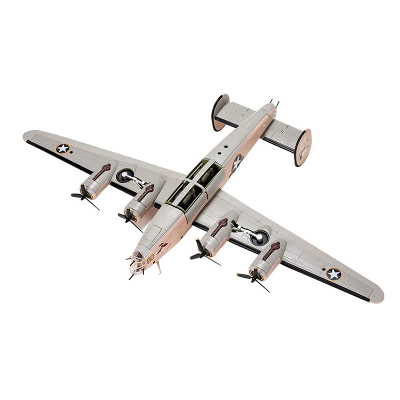 NUOTIE 1/72 Scale B-24 Liberator Bomber Model wongo wongo Painted Metal Die-Cast Aircraft Model Military Display Collection and A Creative Gift for Airplane Model Enthusiasts